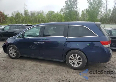 2014 Honda Odyssey Exl z USA, uszkodzony, nr VIN 5FNRL5H6XEB017515